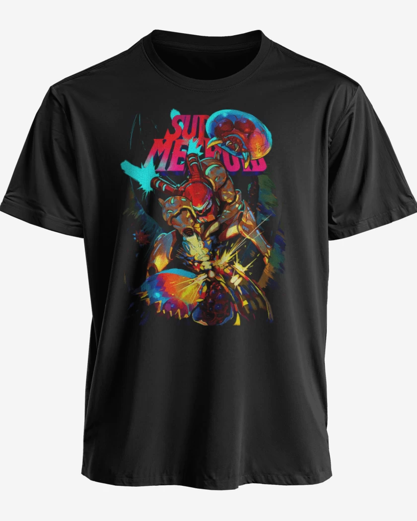 Polera premium Negro de metroi 4