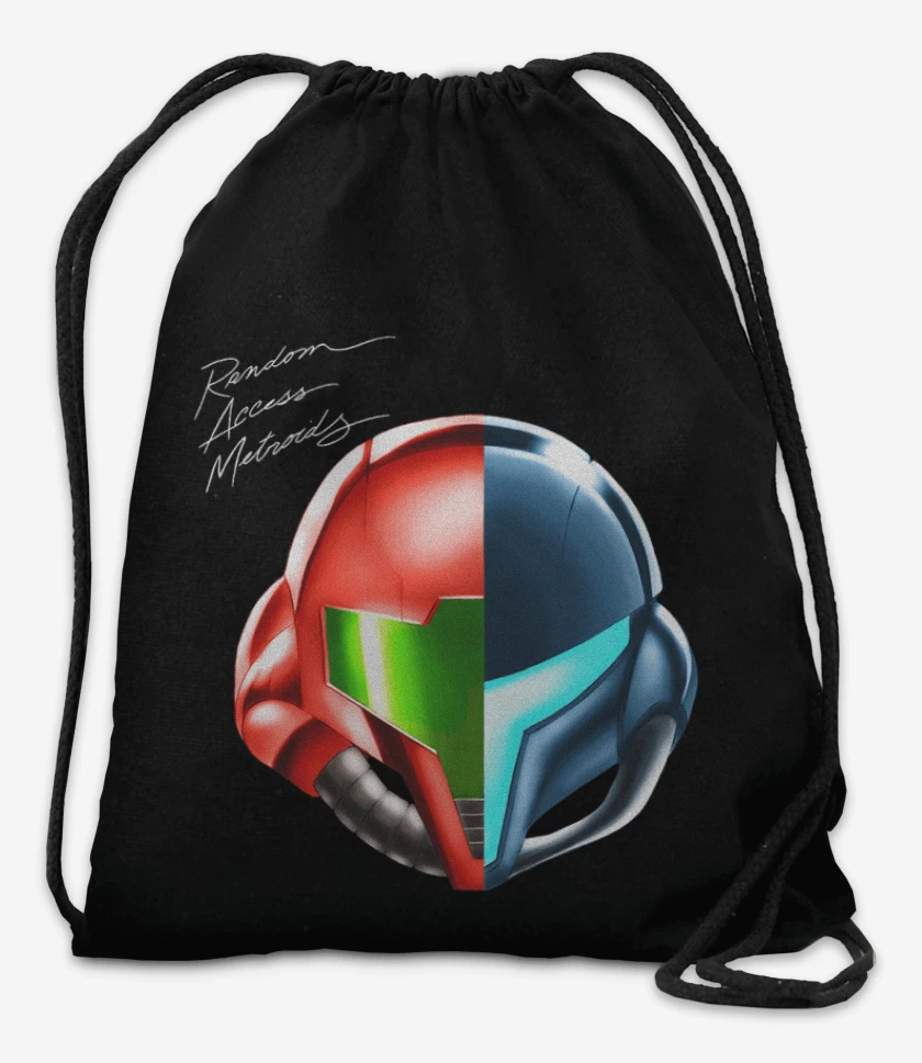 Mochila Negro de random access metroid