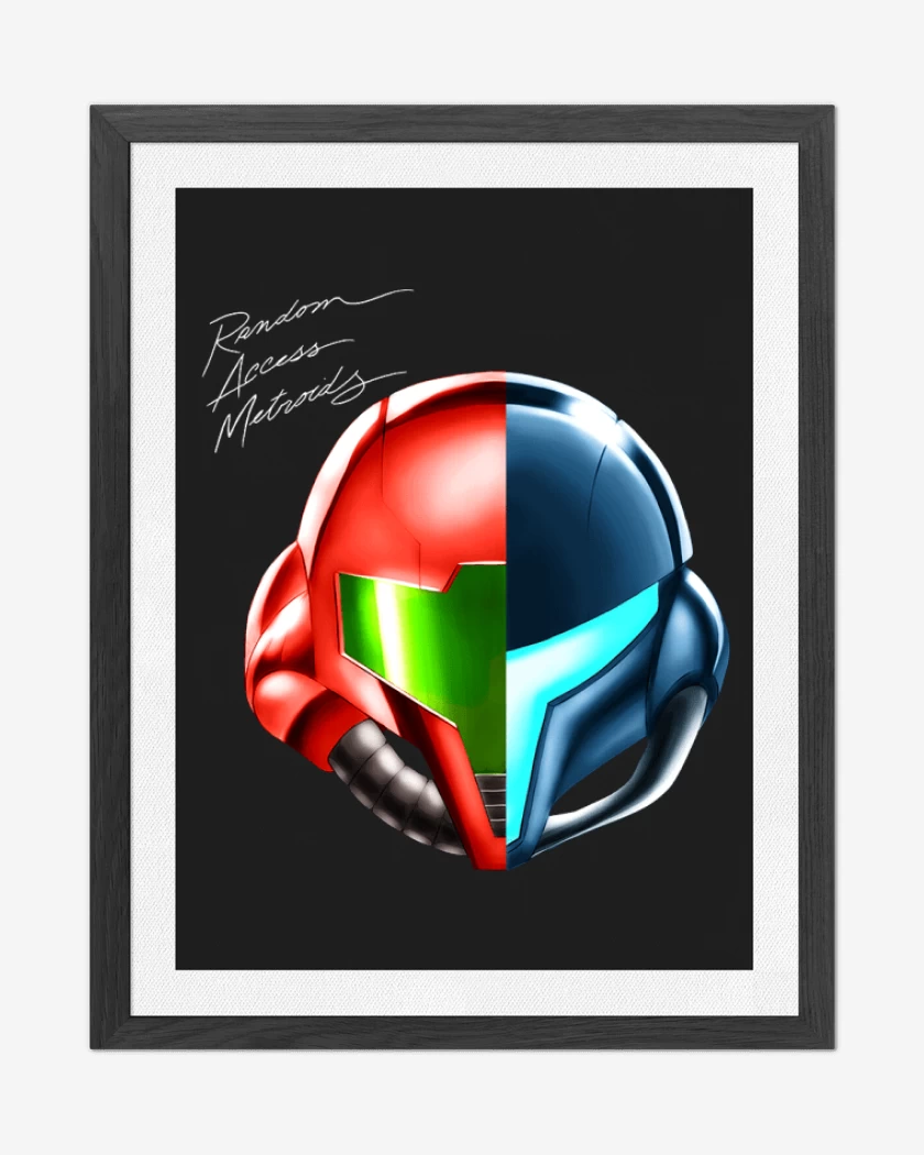 Cuadro decorativo random access metroid