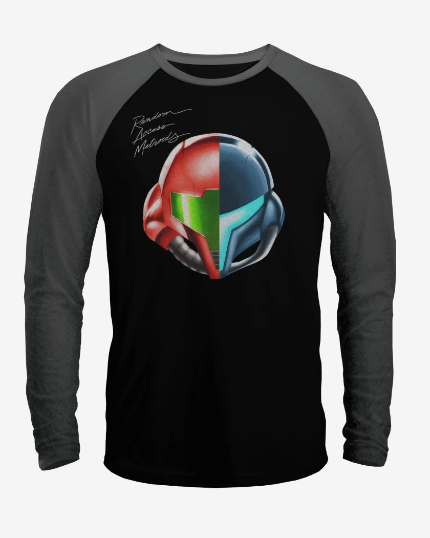 Polera Raglan random access metroid