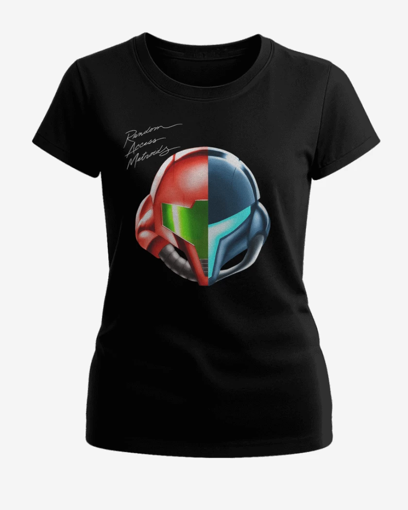 Polera de Mujer Negro de random access metroid