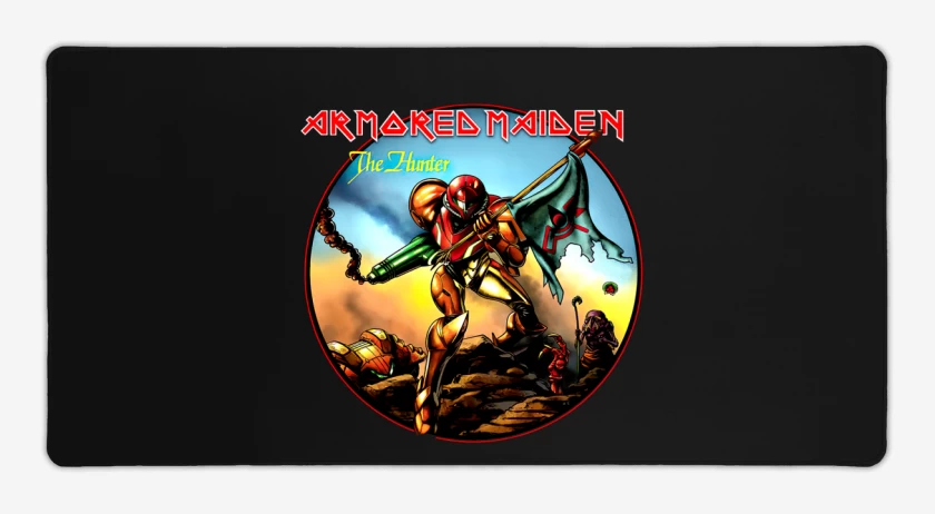 Mouse pad Gamer Negro de armored maiden