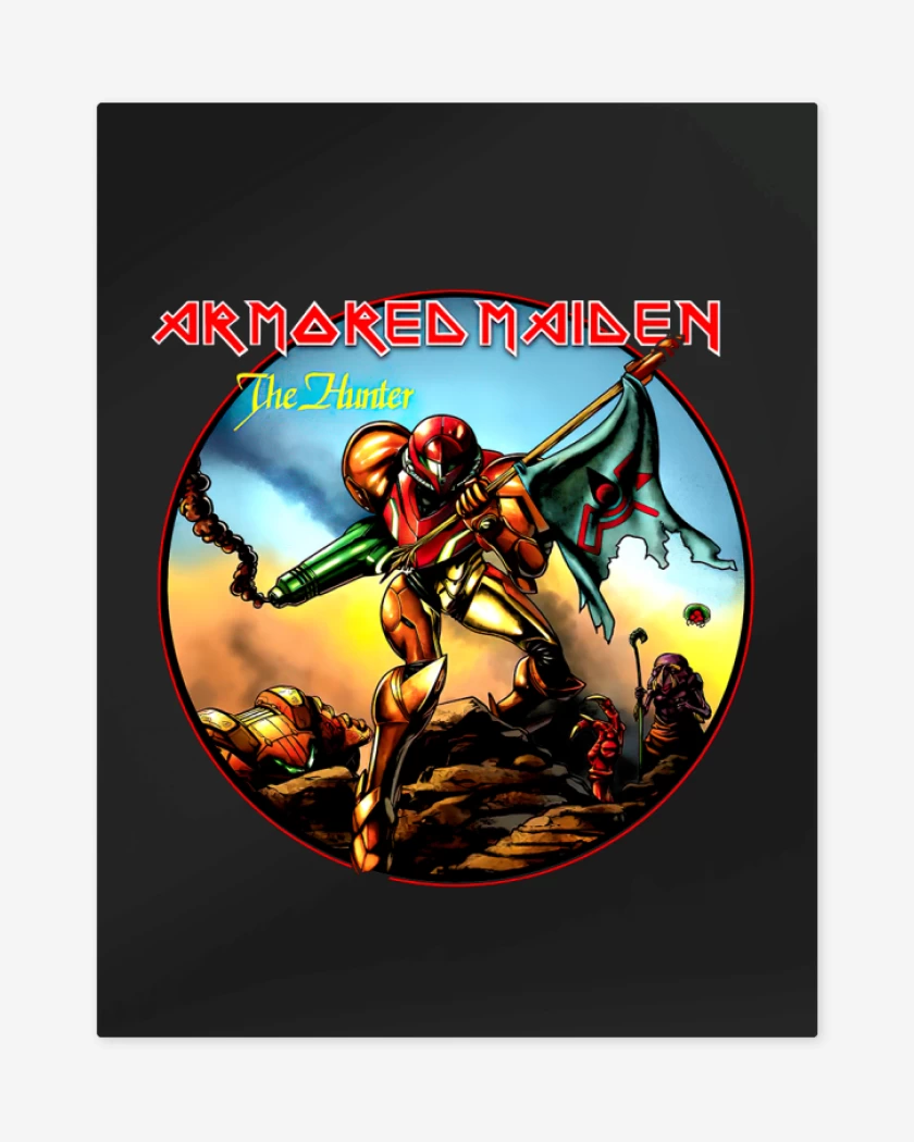 Print metalico armored maiden