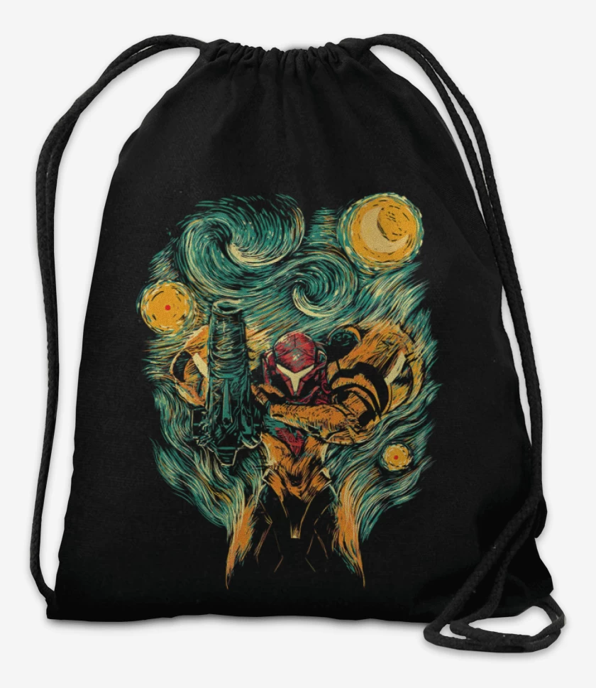 Mochila Negro de metroid 5