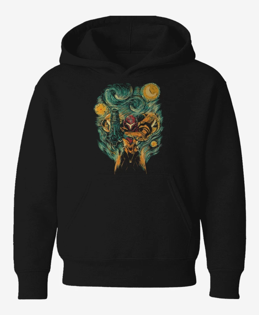 Poleron de niño Negro de metroid 5