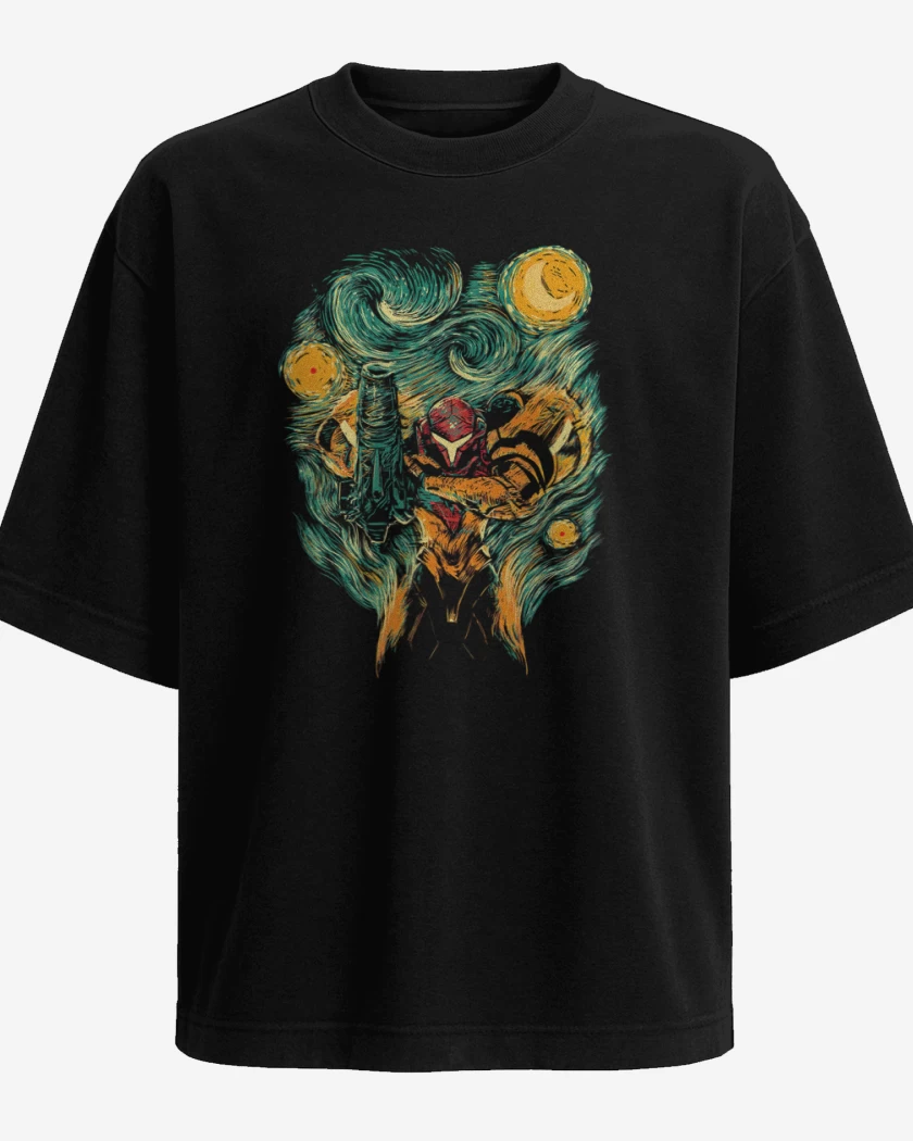 Polera Oversize metroid 5