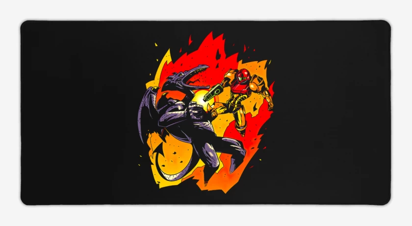 Mouse pad Gamer Negro de metroi 6