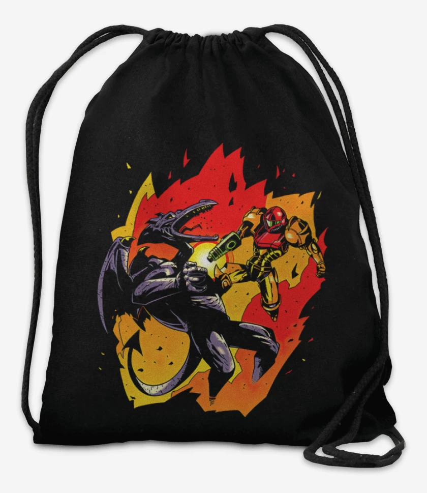 Mochila Negro de metroi 6