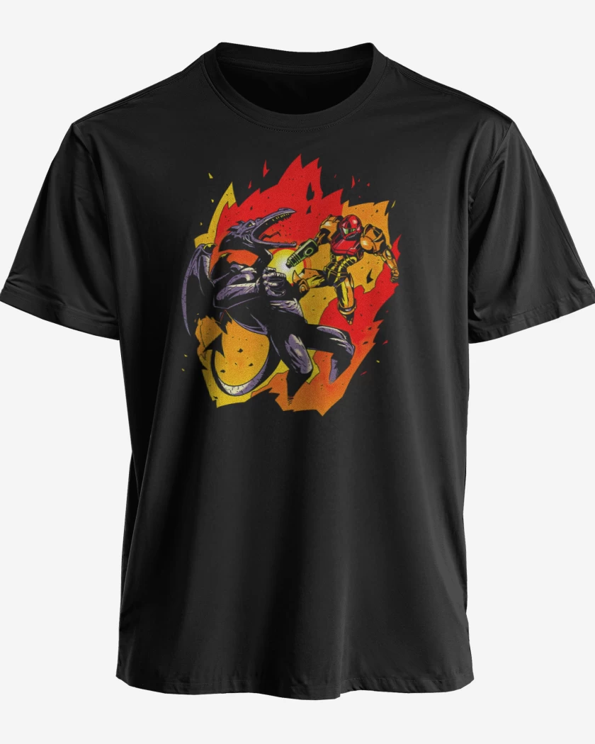 Polera premium Negro de metroi 6