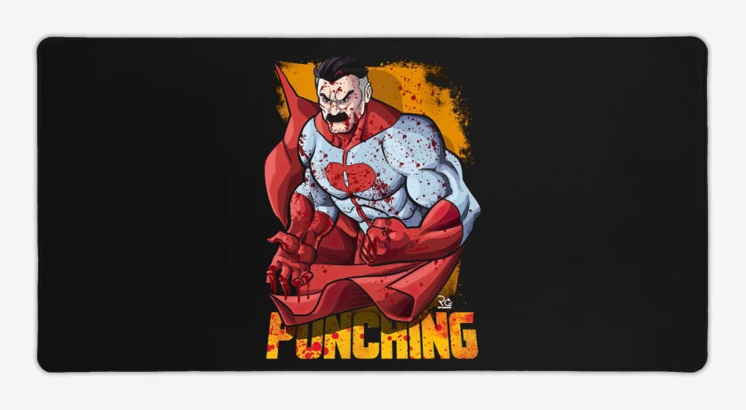 Mouse pad Gamer Negro de Omni man