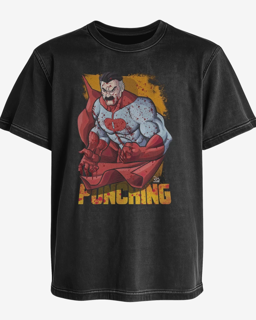 Polera desgastada Omni man