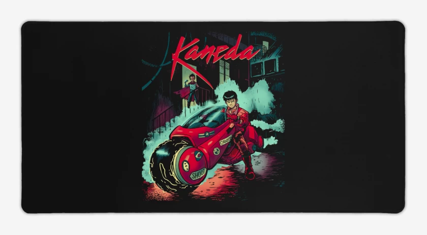 Mouse pad Gamer Negro de Neotokio