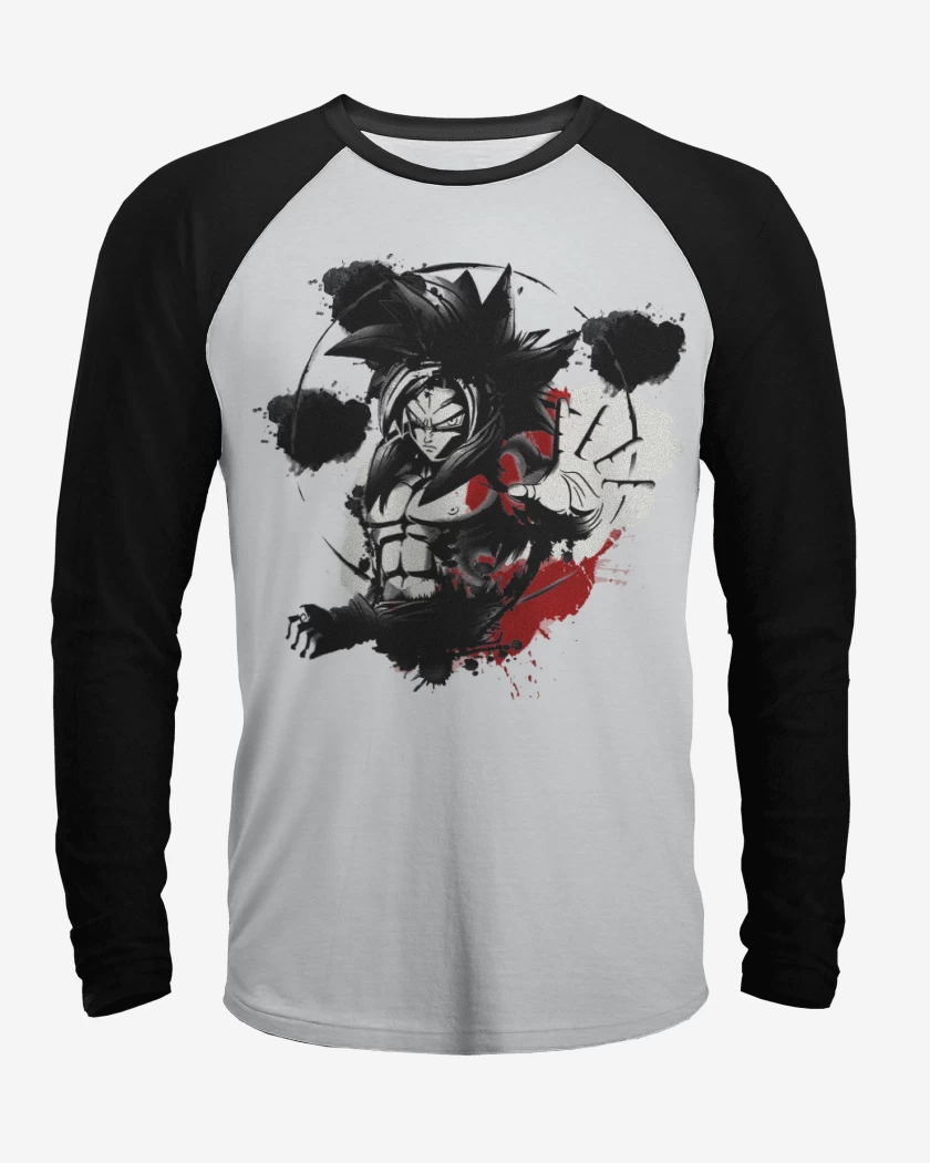 Polera Raglan Goku ssj4