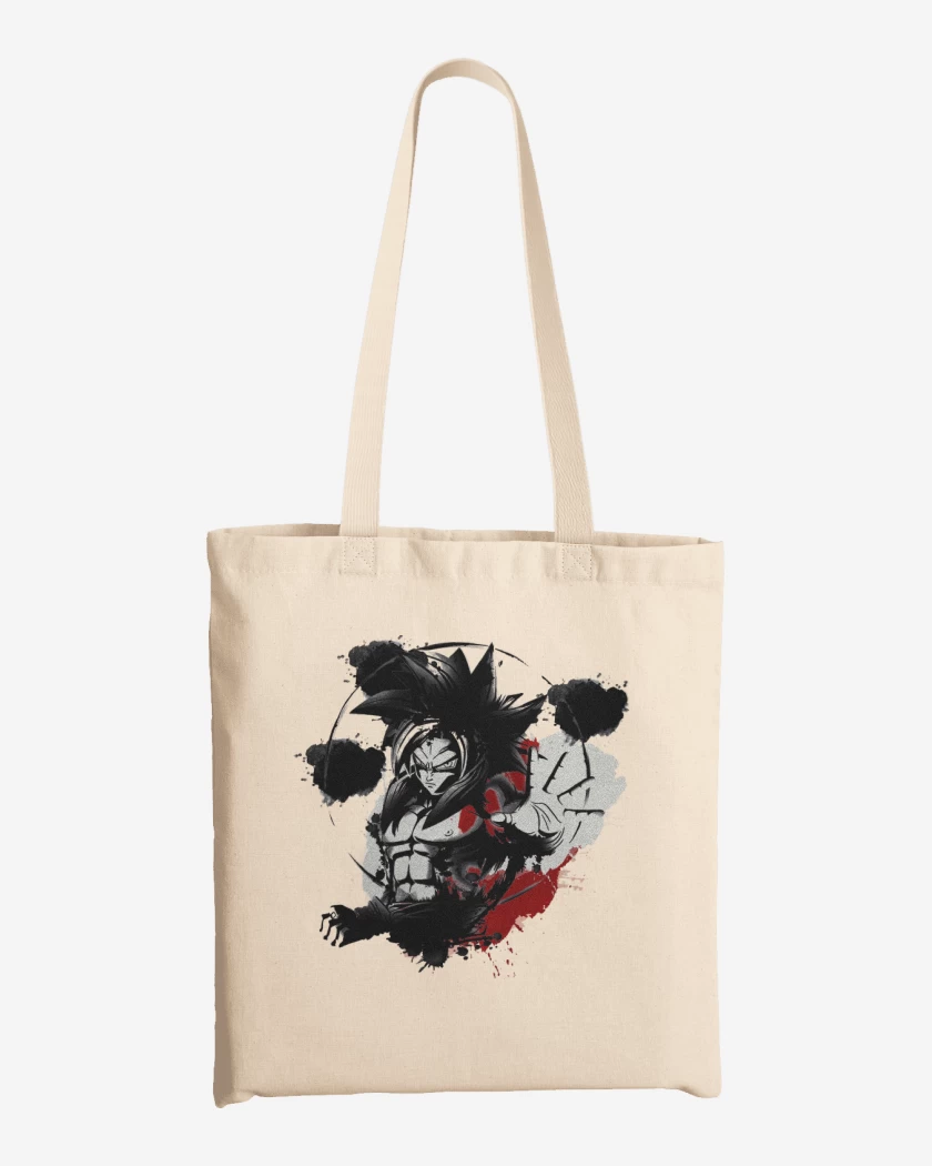 Totebag Blanco de Goku ssj4