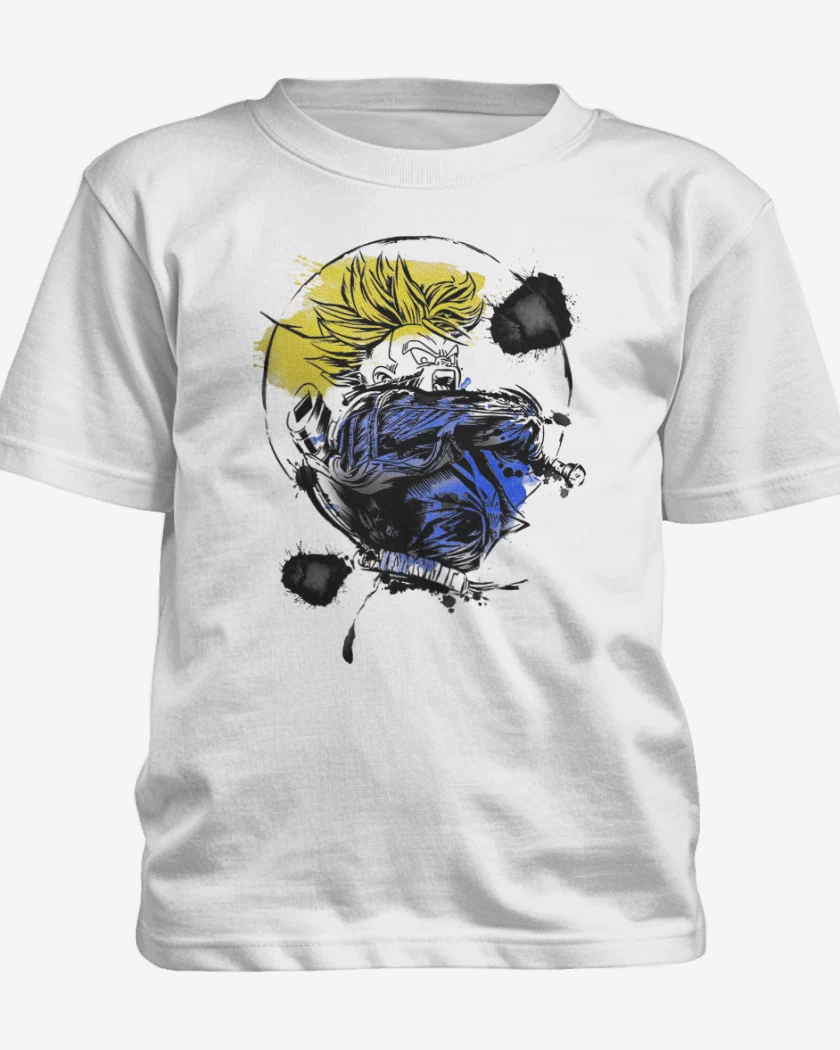 Polera de niño Blanco de Trunks del futuro