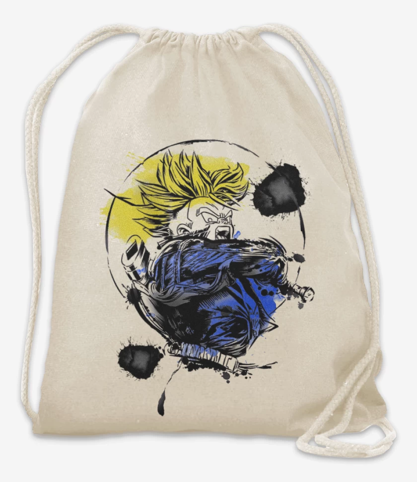 Mochila Blanco de Trunks del futuro