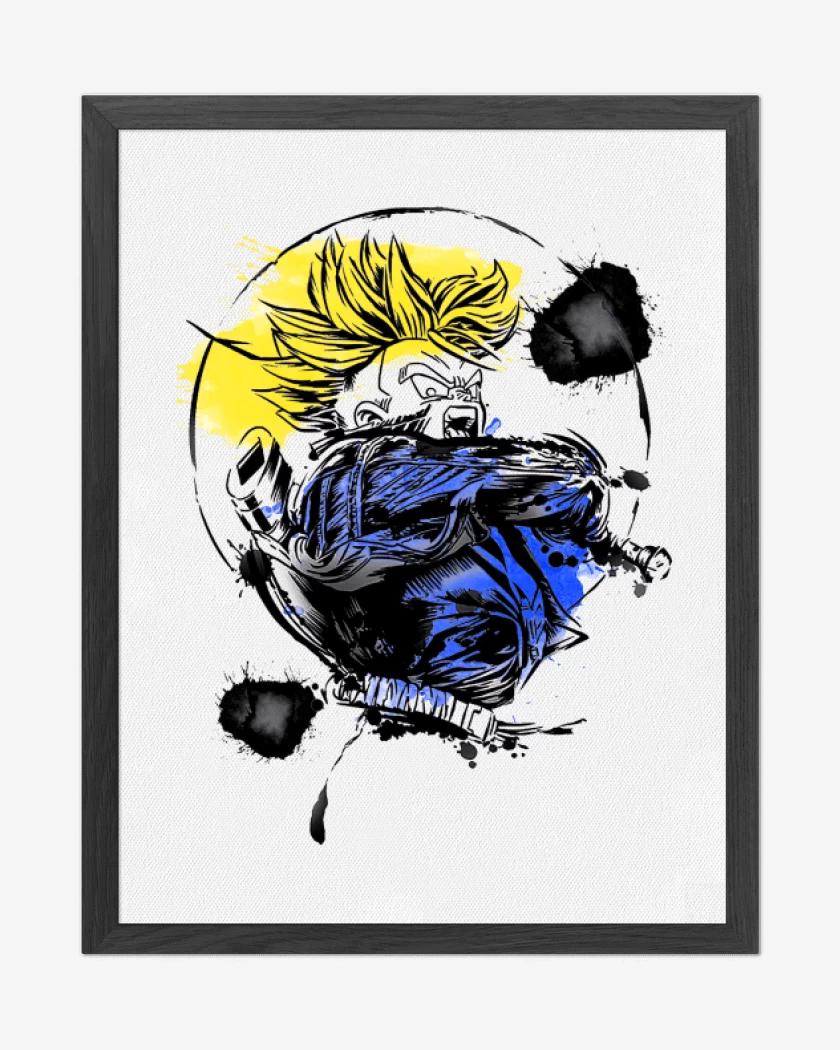 Cuadro decorativo Blanco de Trunks del futuro