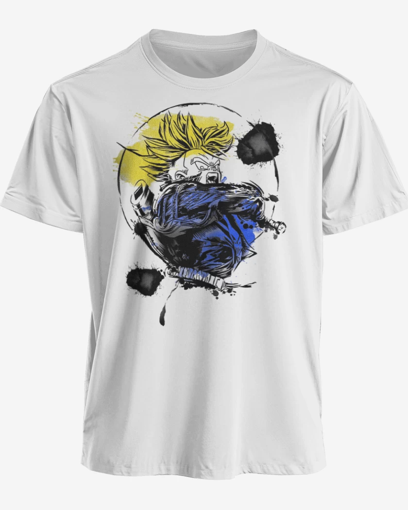 Polera premium Blanco de Trunks del futuro