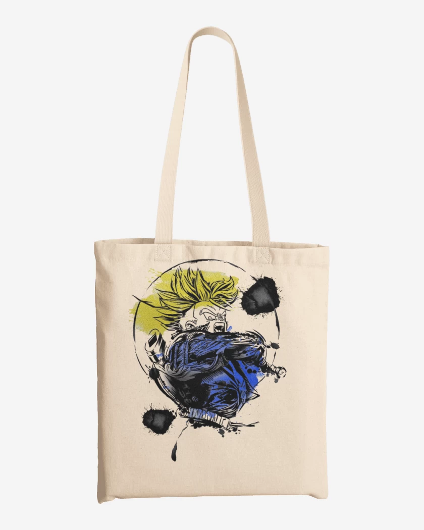 Totebag Blanco de Trunks del futuro