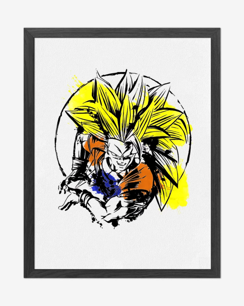 Cuadro decorativo Blanco de ssj3