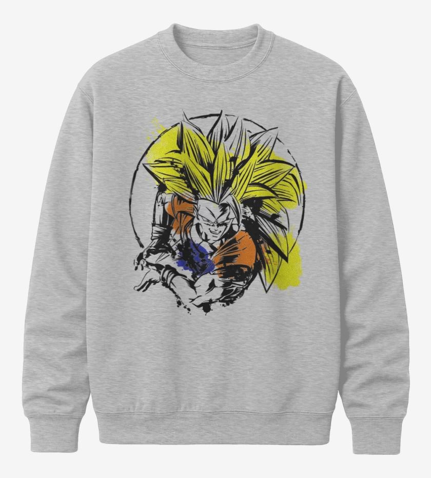Poleron polo Gris Melange de ssj3