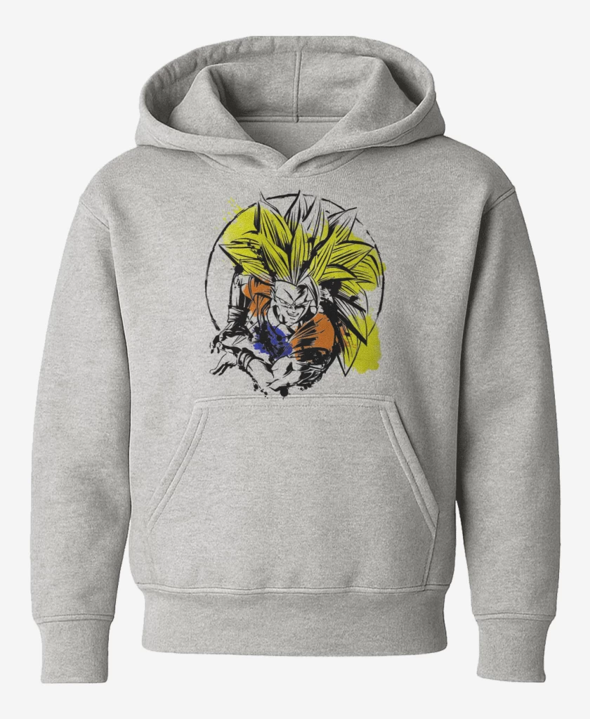 Poleron de niño Gris Melange de ssj3