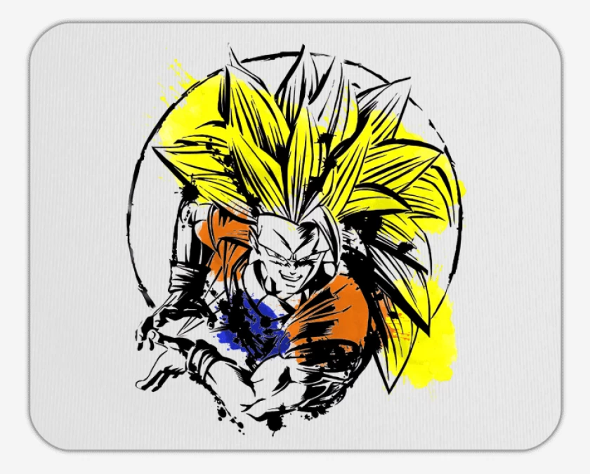 Mousepad Blanco de ssj3