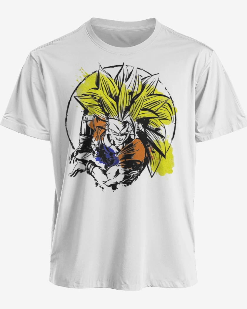 Polera premium Blanco de ssj3