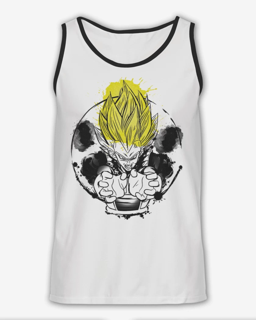 Sudadera Blanco de Principe saiyans