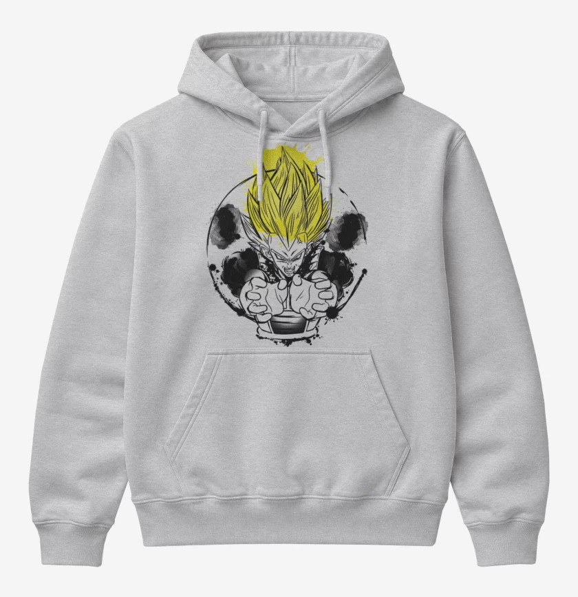 Poleron Canguro básico Principe saiyans