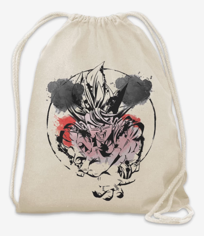 Mochila Blanco de Goku colors