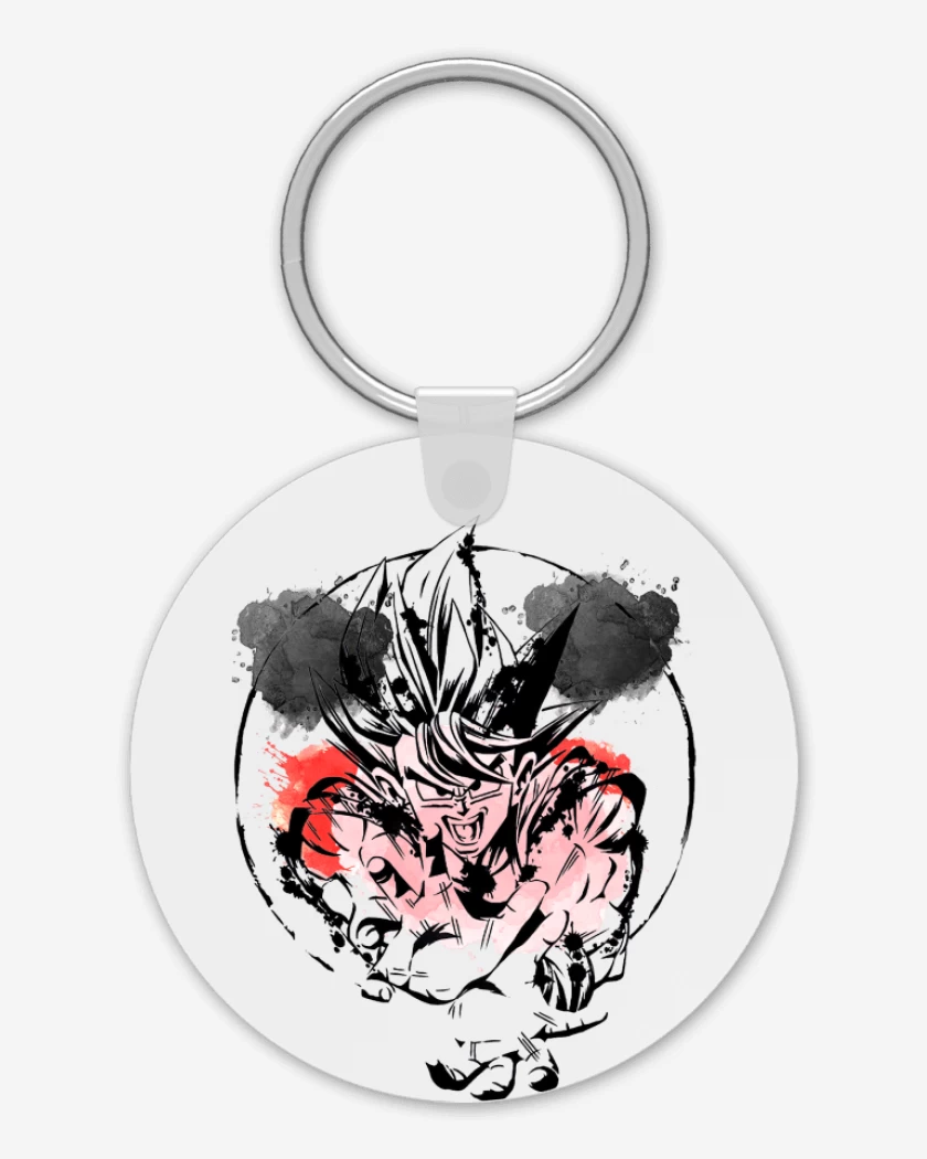 Llavero Blanco de Goku colors