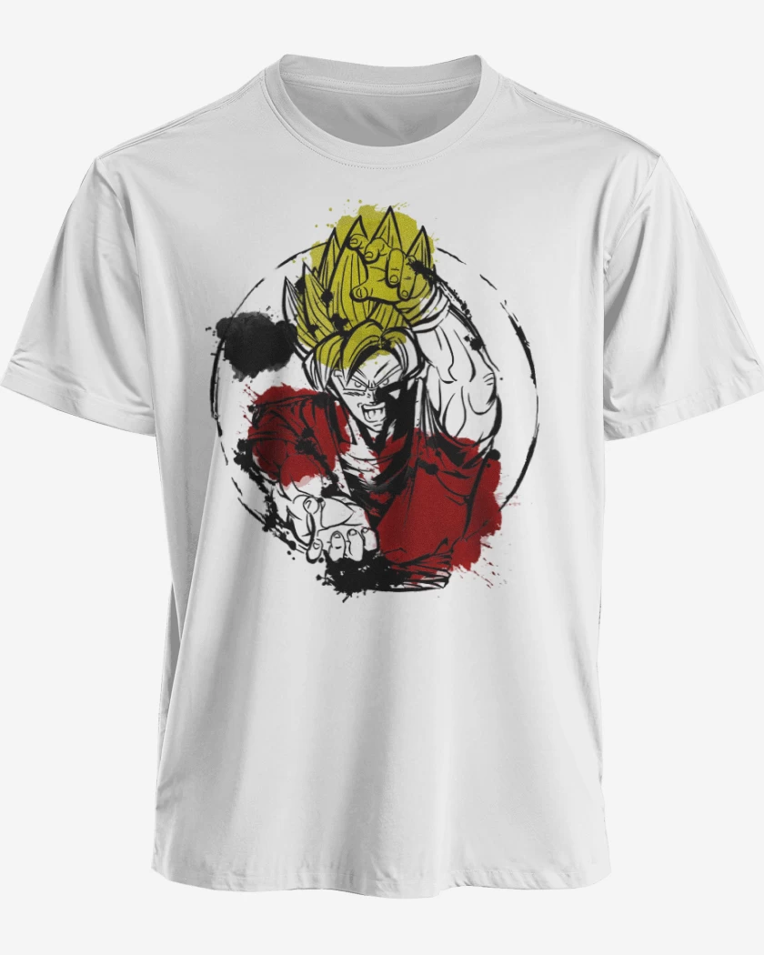 Polera Blanco de Ssj2