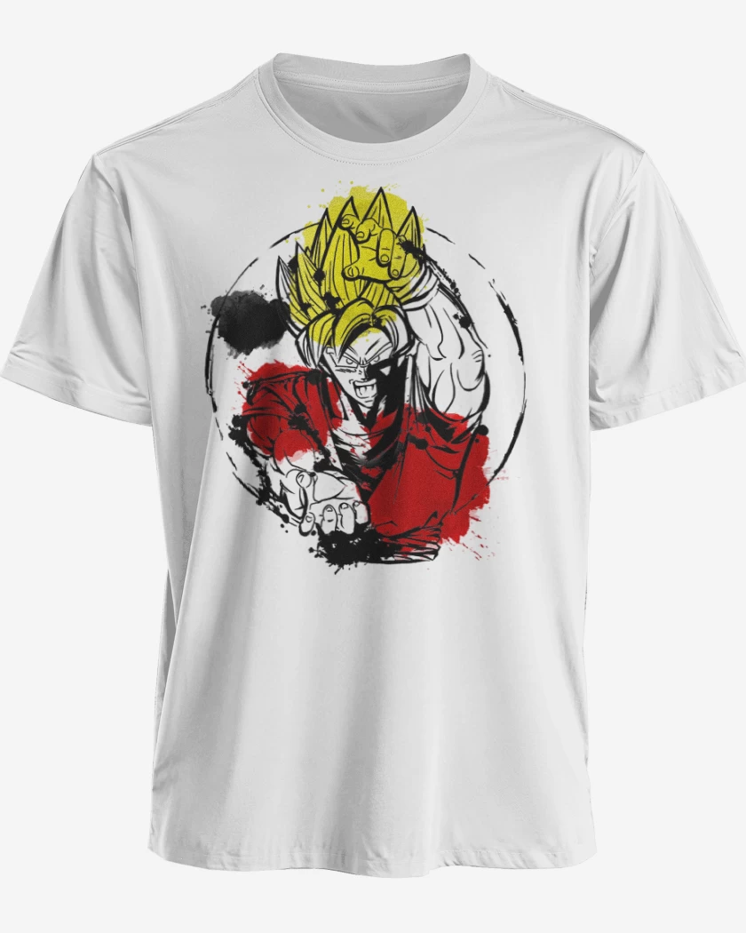 Polera premium Blanco de Ssj2