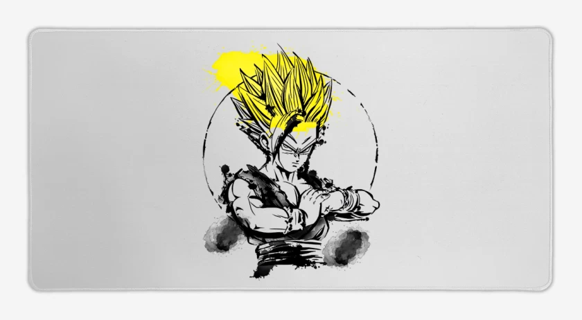 Mouse pad Gamer Blanco de Gohan ssj2