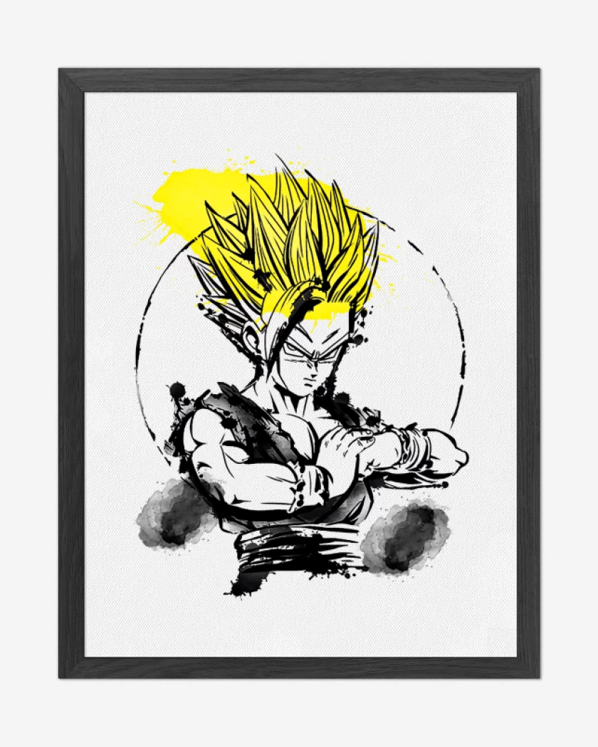 Cuadro decorativo Blanco de Gohan ssj2