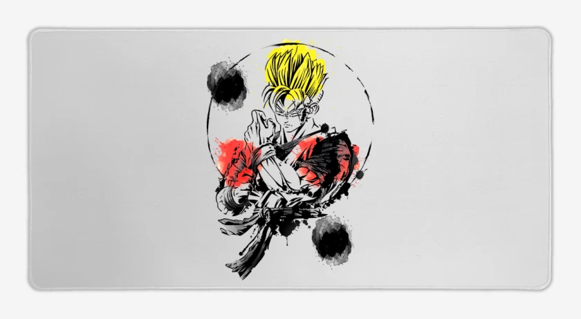 Mouse pad Gamer Blanco de Gohan del futuro