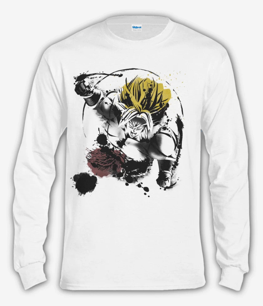 Polera manga larga Blanco de Brooly