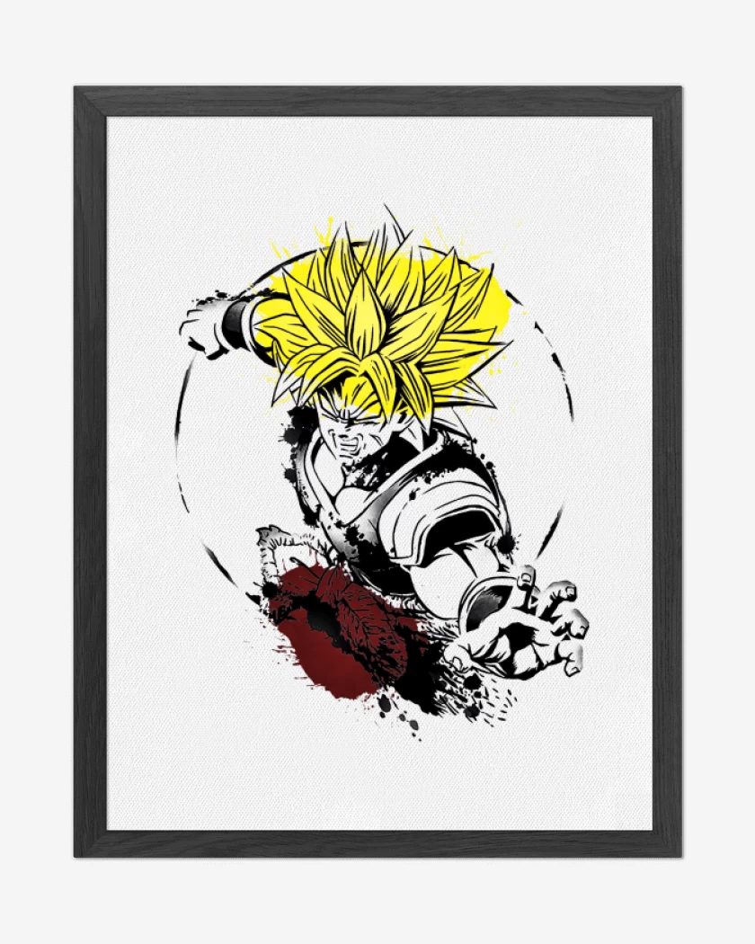 Cuadro decorativo Broly lengendario
