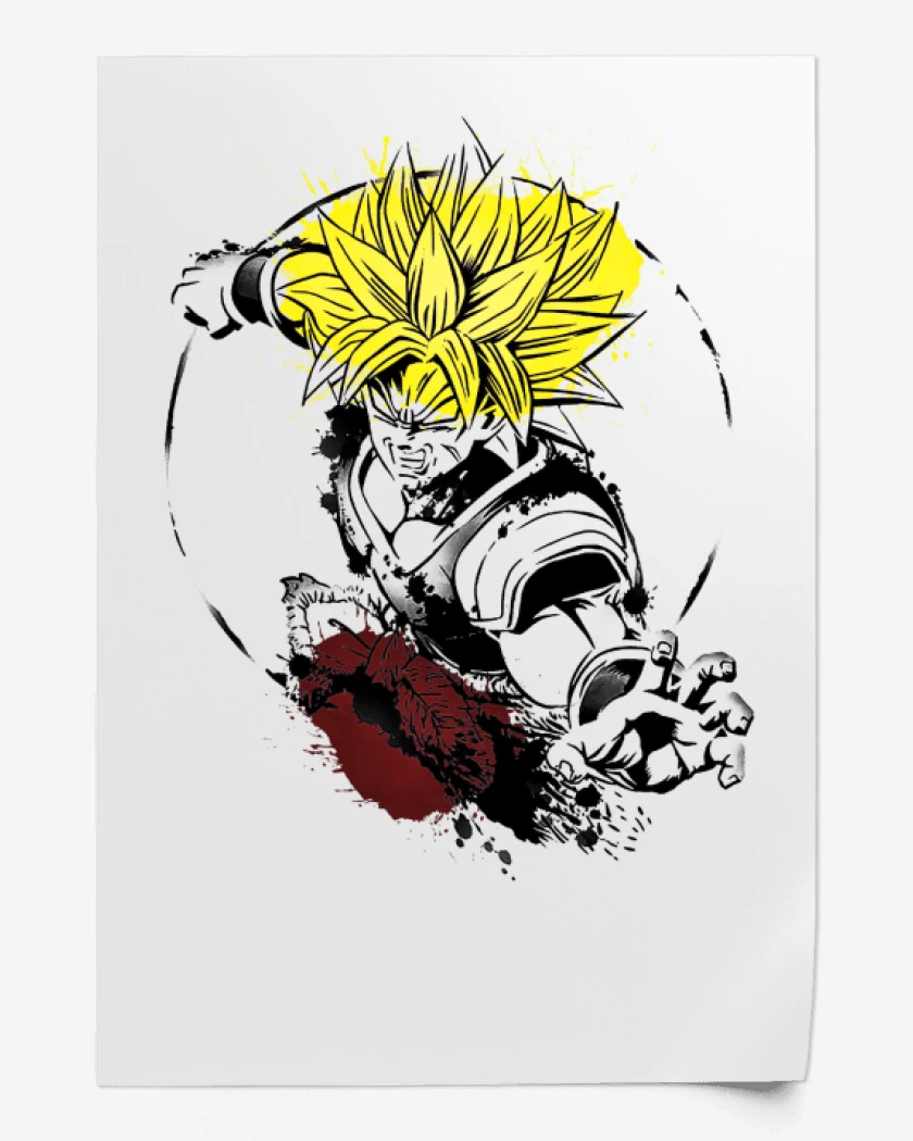 Print Broly lengendario