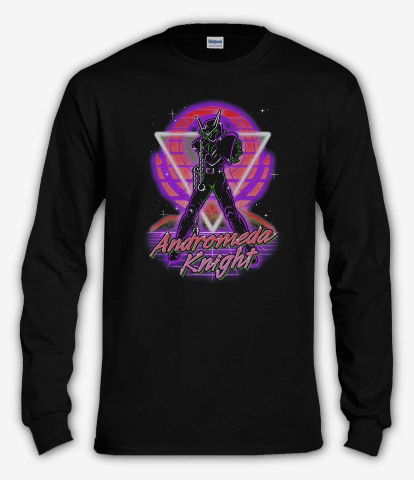 Polera manga larga Negro de Andromeda
