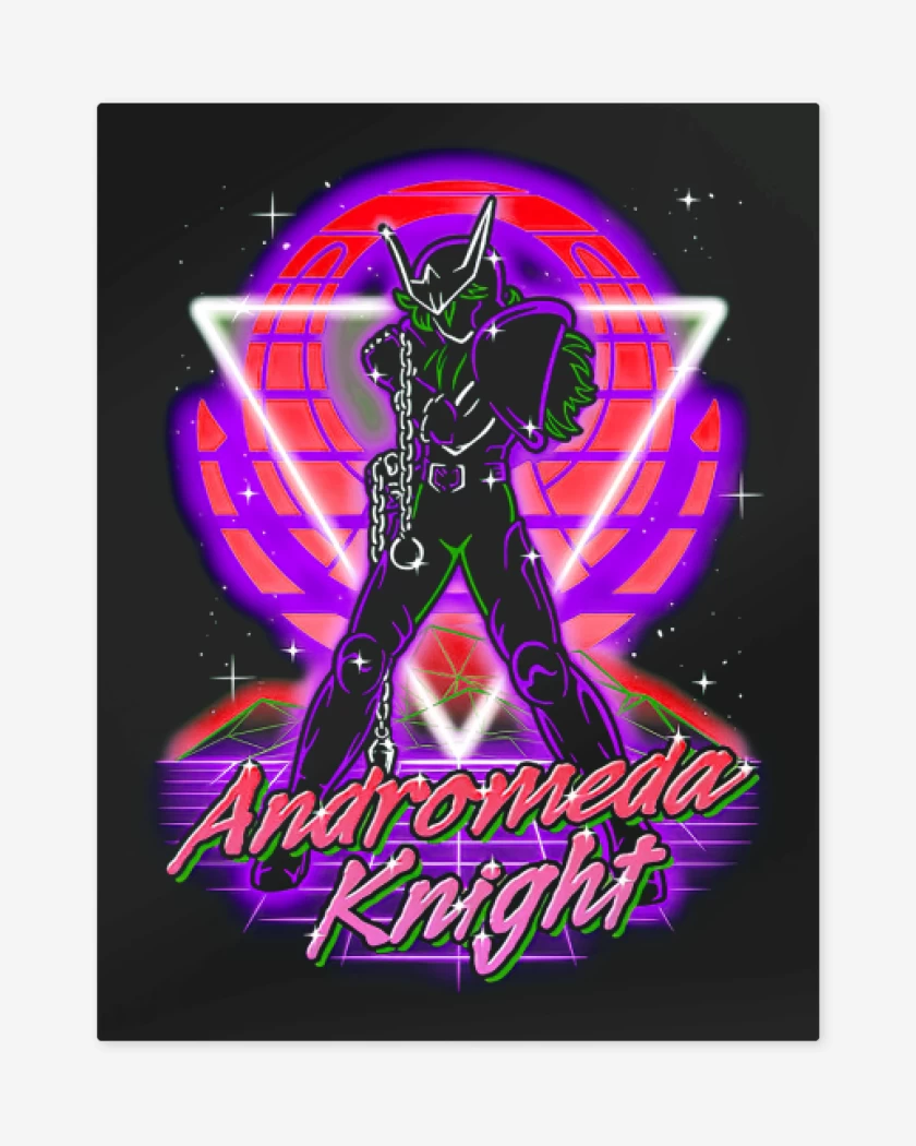 Print metalico Andromeda