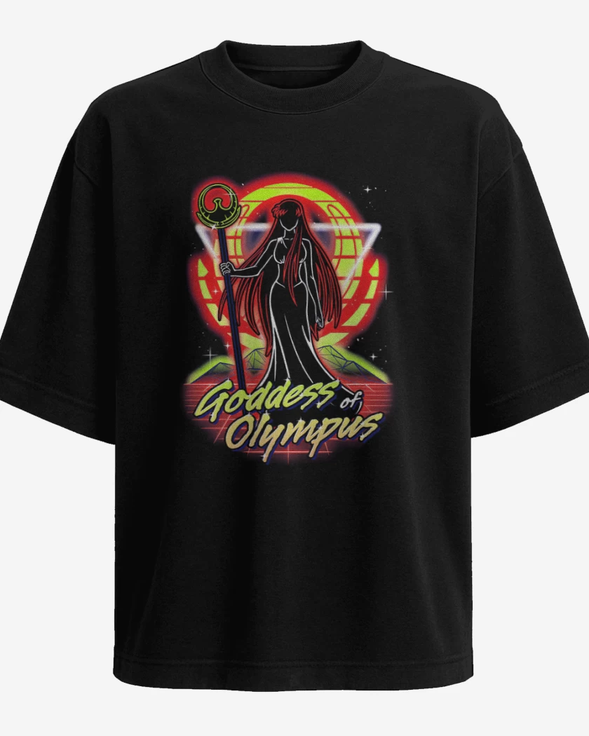 Polera Oversize Negro de Atena