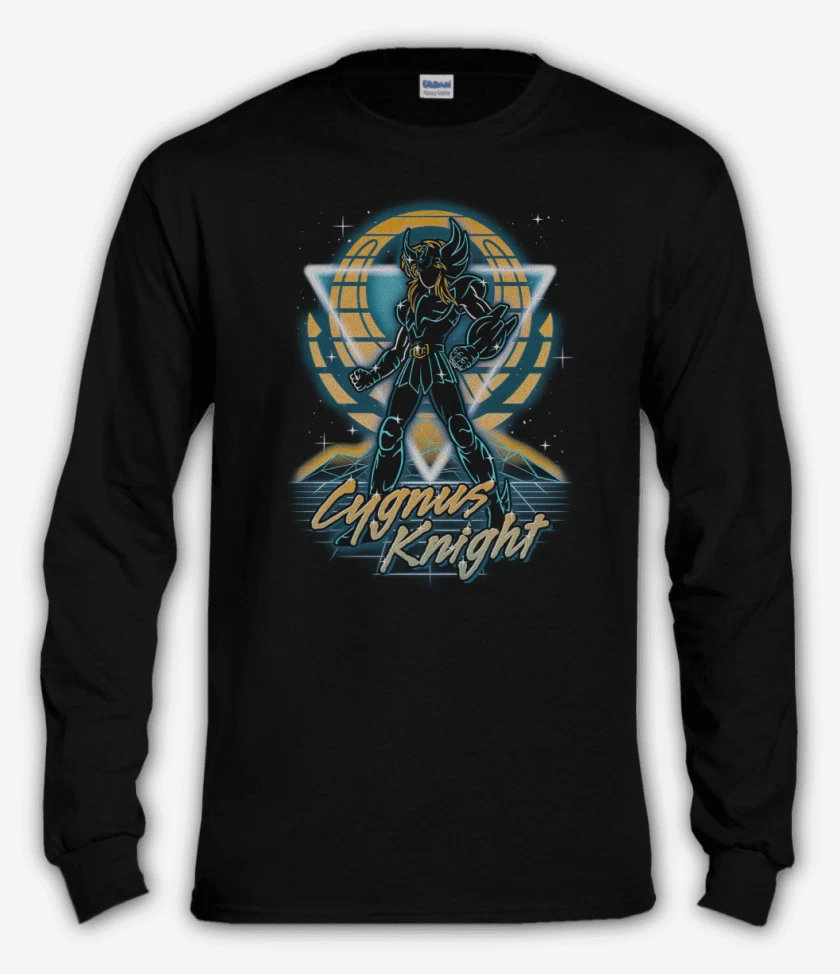 Polera manga larga Negro de Cisne