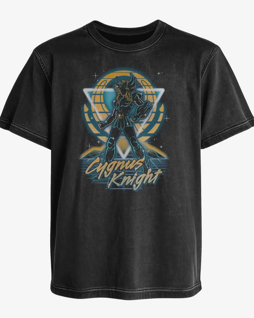 Polera desgastada Negro de Cisne