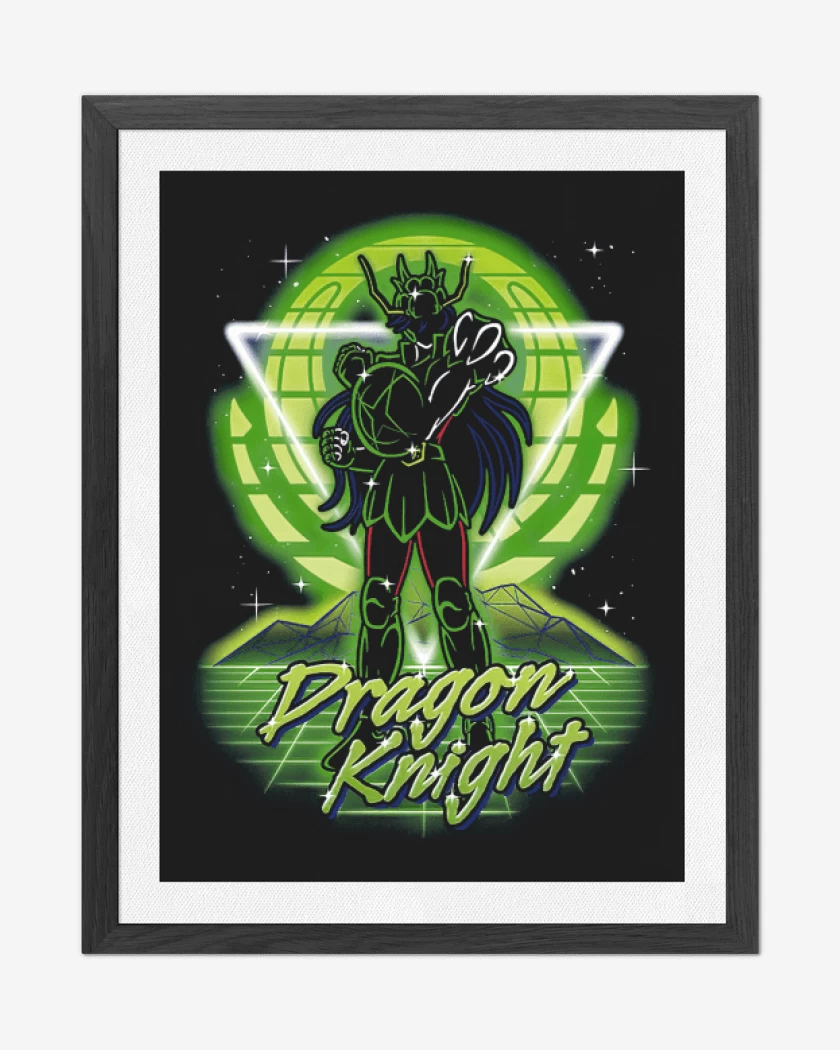 Cuadro decorativo Negro de Dragon
