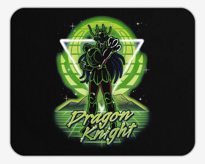 Mousepad Negro de Dragon