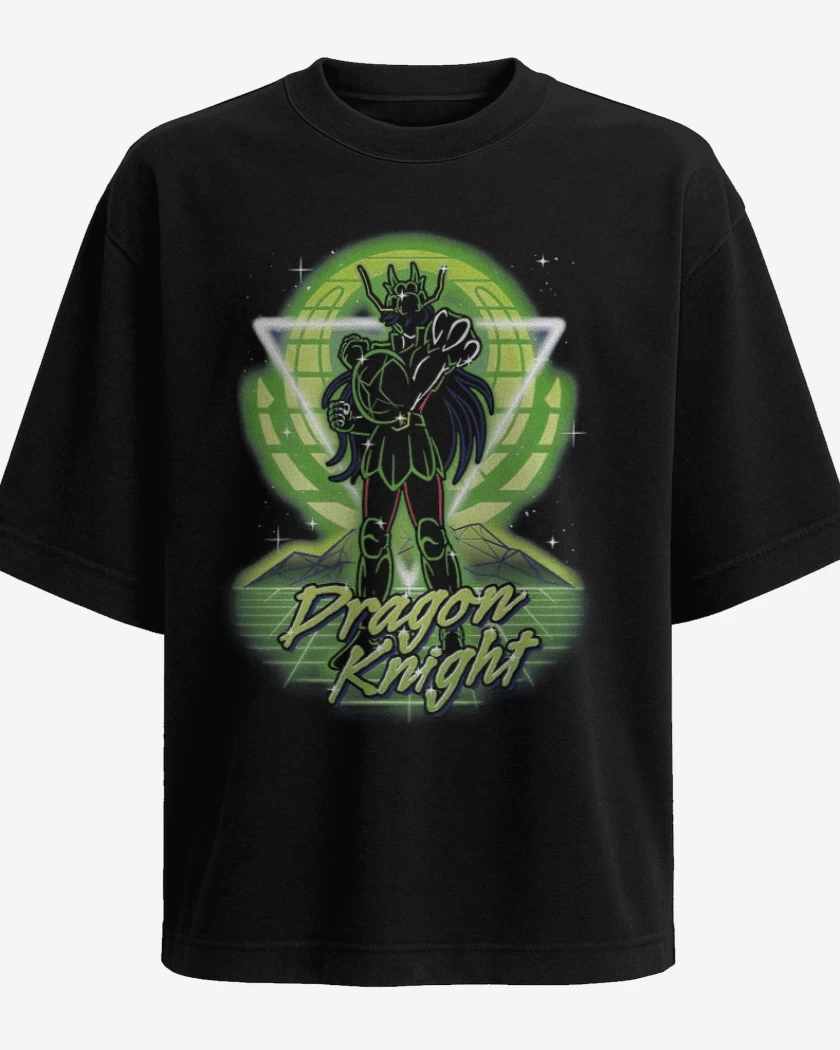 Polera Oversize Negro de Dragon