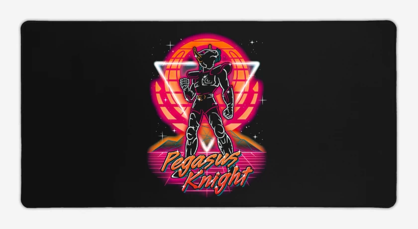 Mouse pad Gamer Negro de Pegasus