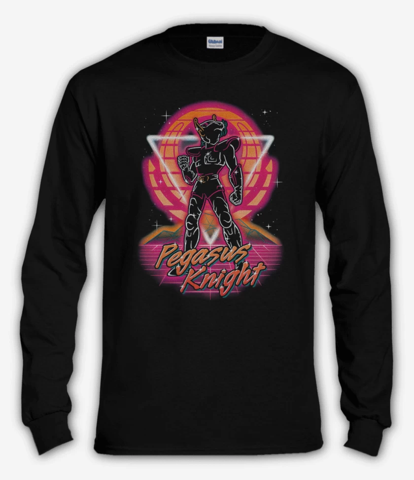 Polera manga larga Negro de Pegasus